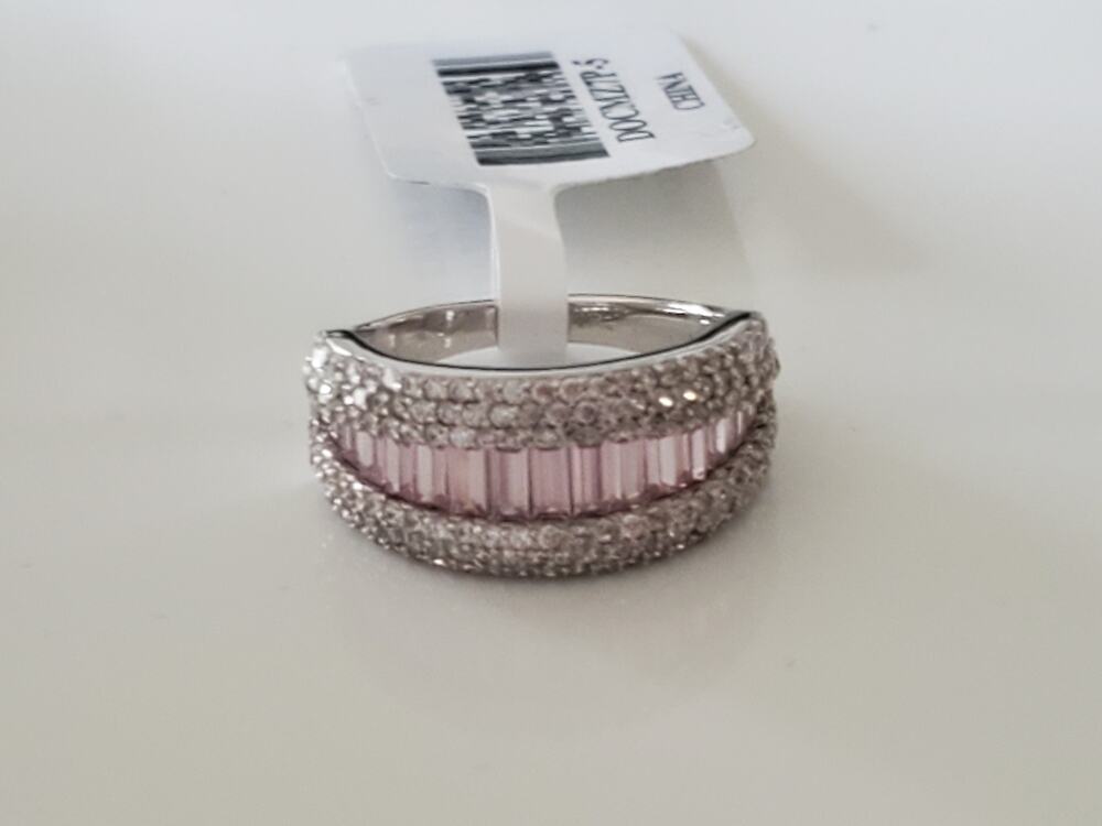 Vintage Pink Stone JTV Ring